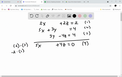 solve-the-system-of-linear-equation-any-solution-algebraically-leftbeginaligned-2-x-quadquad2-z2-5-x