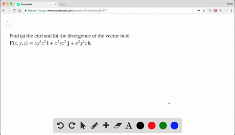 find-a-the-curl-and-b-the-divergence-of-the-vector-field-textbffx-y-z-xy2z2-textbfi-x2yz2-textbfj-x2