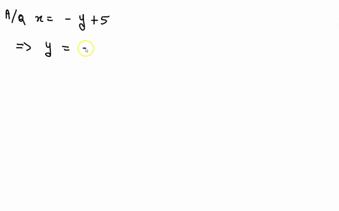determine-whether-the-equation-represents-y-as-a-function-of-x-x-y5