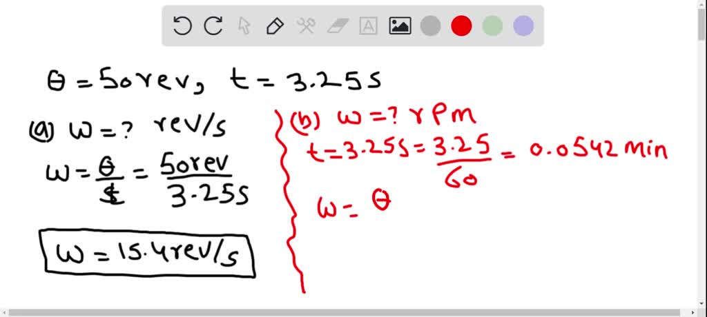 SOLVED:A rotating wheel completes one revolution in 0.150 s . Find its