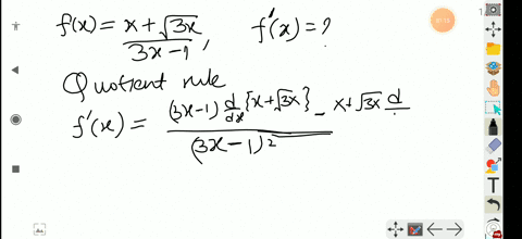 find-the-derivative-of-each-function-fxfracxsqrt3-x3-x-1-2