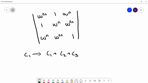 if-n-is-not-a-multiple-of-3-the-value-of-the-determinant-leftbeginarraycccomega2-n-1-omegan-1-omegan