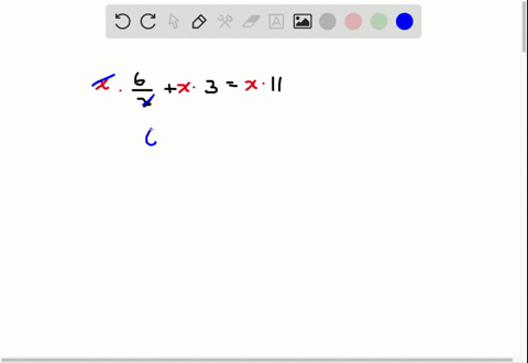 SOLVED:Solve. 6 x+3=2 x+11