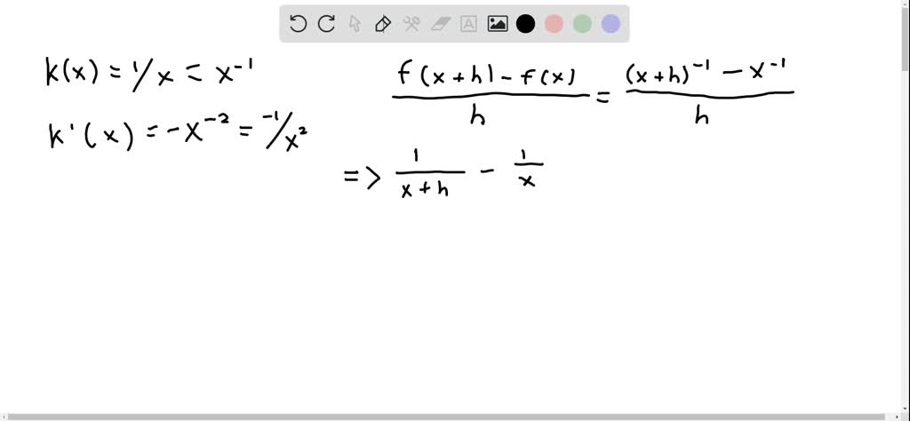 SOLVED:In Exercises 20-21, find a formula for the derivative using the ...