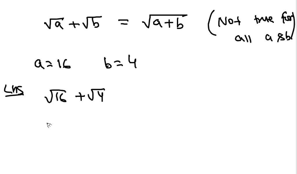 ⏩SOLVED:Let A And B Be Positive Numbers. If A Is Greater Than B, Is ...