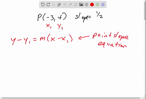 which-of-the-following-is-an-equation-of-the-line-through-34-with-slope-1-2-a-y-4frac12x3-b-y3frac12