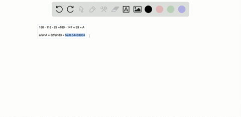 find-the-area-of-the-triangle-round-your-answers-to-one-decimal-place-b118circ-quad-c29circ-quad-a52
