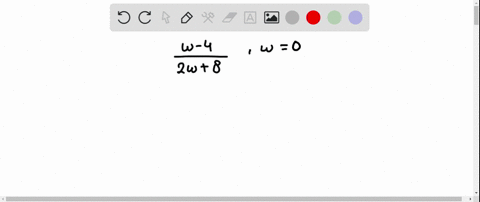 substitute-the-given-number-into-the-expression-and-simplify-if-possible-fracw-42-w8-w0
