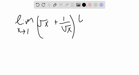 use-theorems-on-limits-to-find-the-limit-if-it-exists-lim-_x-rightarrow-1leftsqrtxfrac1sqrtxright6