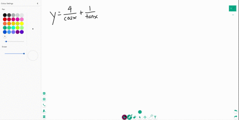 find-d-y-d-x-yfrac4cos-xfrac1tan-x