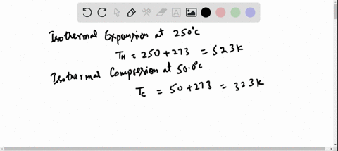 an-ideal-gas-is-taken-through-a-carnot-cycle-the-isothermal-expansion-occurs-at-250circ-mathrmc-an-2