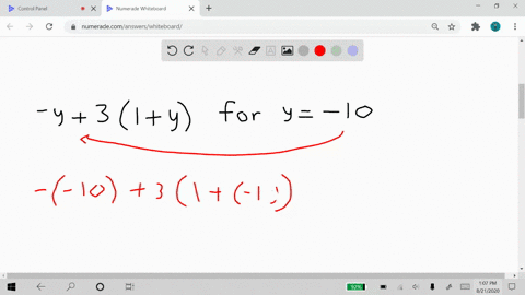 evaluate-each-expression-for-the-given-value-of-the-variable-y31y-text-for-y-10