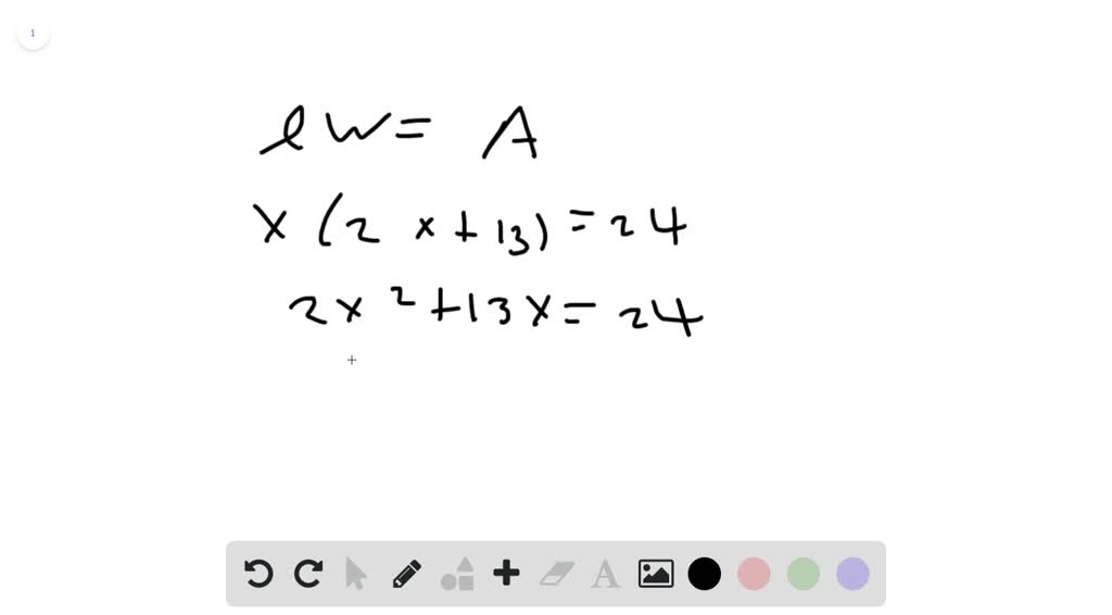 SOLVED:A ribbon with straight edges has an area of 24 in .^2 . Its ...