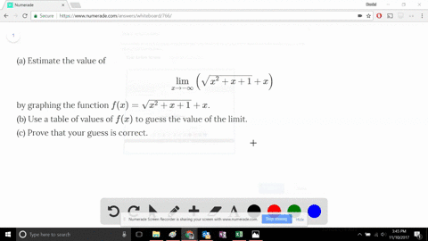Solved A Estimate The Value Of Lim X To 0 Frac Sin X Sin Pi X By Graphing The Function F X Sin X Sin Pi X State Your Answer Correct To Two Decimal Places B Check