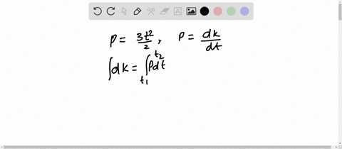 power-supplicd-to-a-particle-of-mass-2-mathrmkg-varies-with-time-as-mathrmp-frac3-t22-mathrmw-ilere-