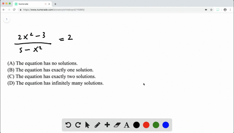 beginequation-beginarrayltext-a-the-equation-has-no-solutions-text-b-the-equation-has-exactly-one-so