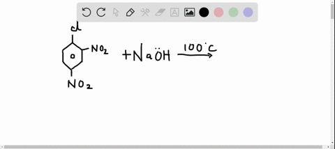 when-24-dinitrochlorobenzene-is-treated-with-sodium-hydroxide-at-100circ-mathrmc-followed-by-protona