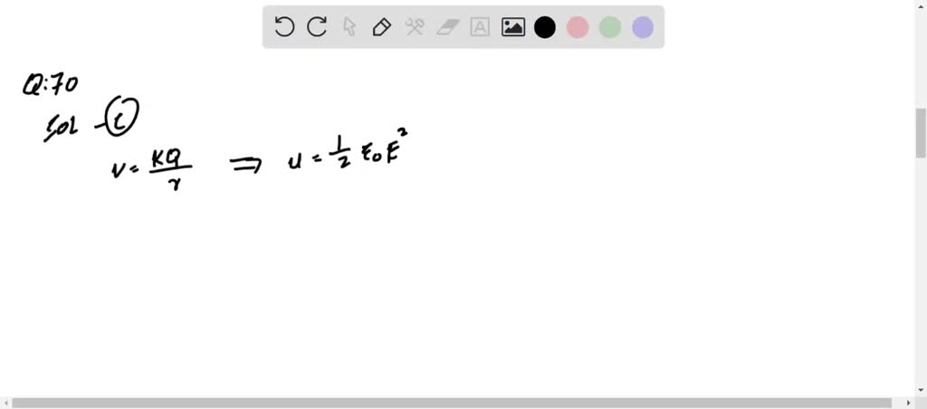 SOLVED:If V and u are-electric potential and energy density ...