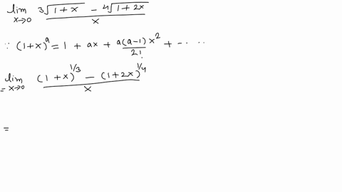 leftlim-_x-rightarrow-0-fracsqrt31x-sqrt412-xx-text-ans-frac16right