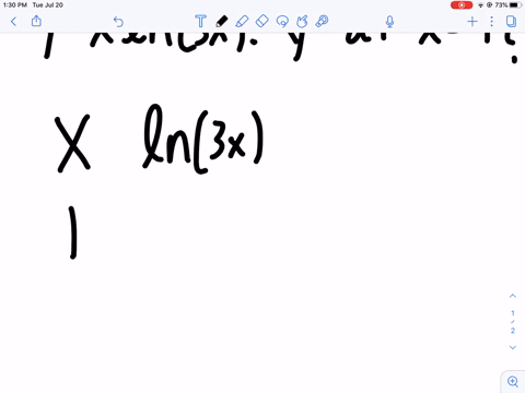 solve-the-given-problems-find-the-slope-of-a-line-tangent-to-the-curve-of-yx-ln-3-x-at-x4-verify-t-2