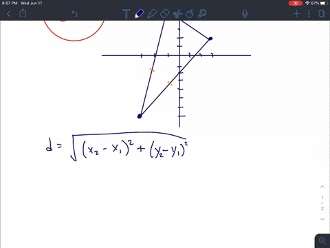 SOLVED:Triangle K L M has vertices K(3,2), L(-1,5), and M(-3,-7) . List ...