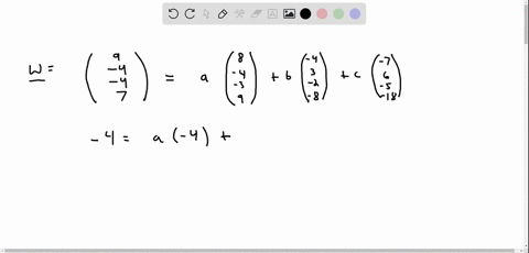 m-show-that-mathbfw-is-in-the-subspace-of-mathbbr4-spanned-by-mathbfv_1-mathbfv_2-mathbfv_3-where-ma