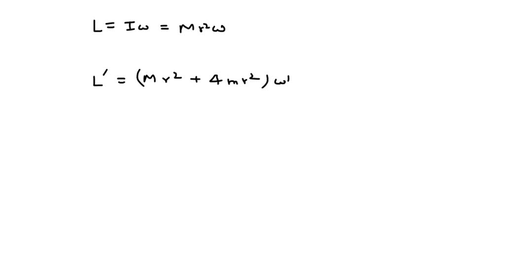 SOLVED: A thin circular ring of mass m and radius r is rotating about ...