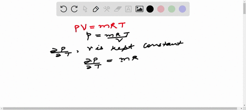 pressure-p-of-a-mass-of-gas-is-given-by-p-vm-r-t-where-m-and-r-are-constants-v-is-the-volume-and-t-t