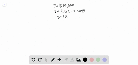 SOLVED:In Exercises 1-4, find the amount A accumulated after investing ...