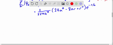 show-that-the-wave-function-for-a-hydrogen-atom-in-the-2-s-state-psi_2rfrac14-sqrt2-pileftfrac1a_0ri