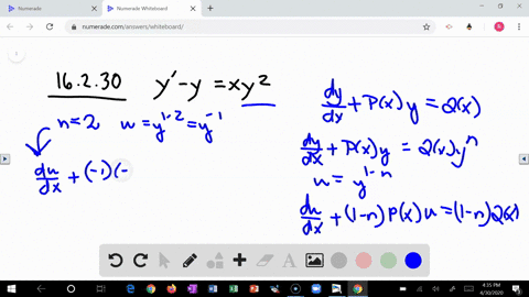 solve-the-bernoulli-equations-yprime-yx-y2