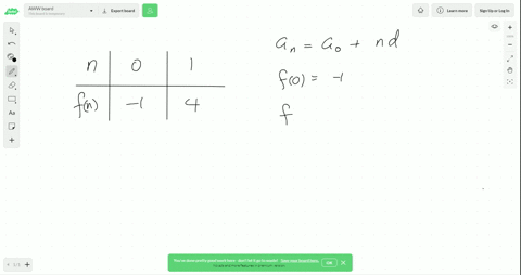 find-the-rule-for-the-arithmetic-sequence-having-the-giren-terms-beginarraycr-n-0-1-hline-fn-1-4-end