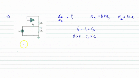 a-noninverting-current-amplifier-is-portrayed-in-fig-592-calculate-the-gain-i_o-i_s-take-r_18-mathrm
