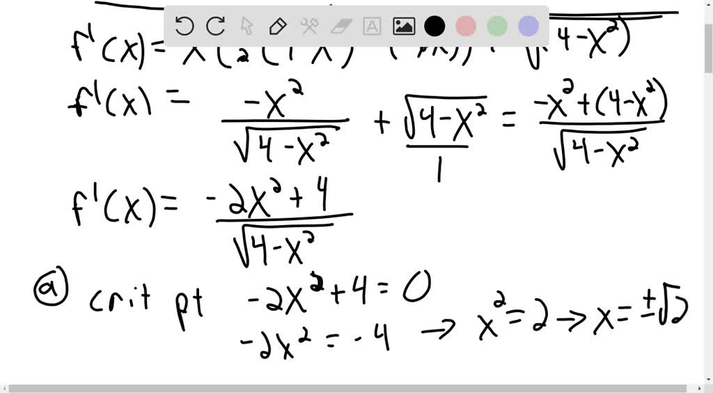 SOLVED:a. Locate the critical points of f b. Use the First Derivative ...