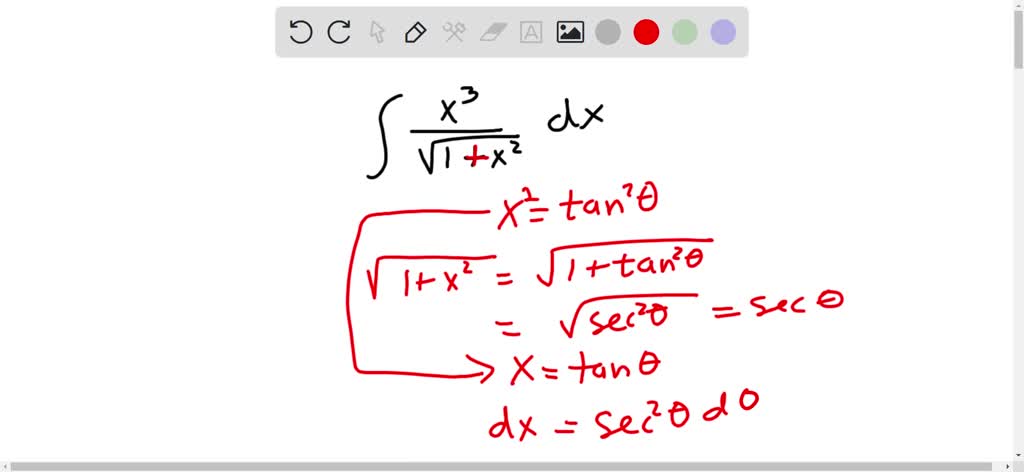 SOLVED:(a) Determine An Appropriate Trigonometric Substitution. (b ...