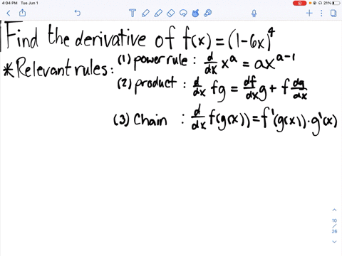 find-the-derivative-of-each-of-the-given-functions-y1-6-x4-2