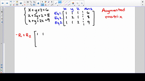 use-matrices-to-solve-each-system-of-equations-leftbeginarraylxyz6-x2-yz8-xy2-z9endarrayright