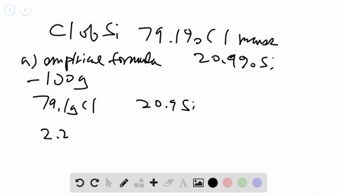 a-chloride-of-silicon-contains-791-mass-mathrmcl-a-what-is-the-empirical-formula-of-the-chloride-if-