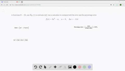 in-exercises-9-12-use-e-q-1-to-estimate-delta-f-use-a-calculator-to-compute-both-the-error-and-the-2