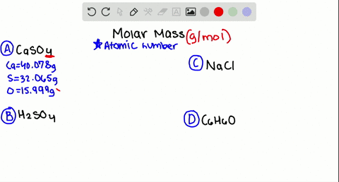 calculate-the-molar-mass-for-each-of-the-following-72-a-mathrmcaso_4-b-mathrmh_2-mathrmso_4-c-mathrm