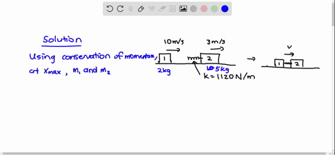 in-fig-9-63-block-1-mass-20-mathrmkg-is-moving-rightward-at-10-mathrmm-mathrms-and-block-2-mass-50-m