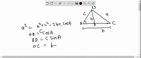 given-a-triangle-a-b-c-prove-that-a2b2c2-2-b-c-cos-a