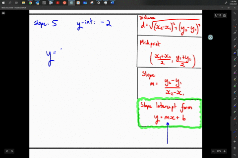 write-an-equation-for-the-line-with-slope-5-and-y-intercept-2-2