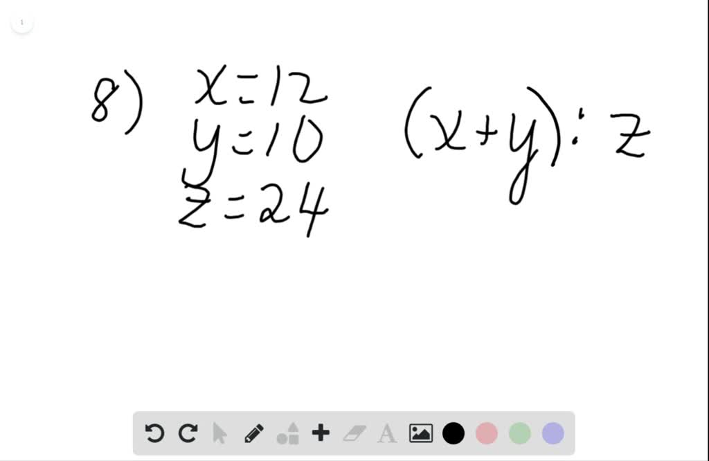 solved-in-exercises-6-14-x-12-y-10-and-z-24-write-each-ratio-in