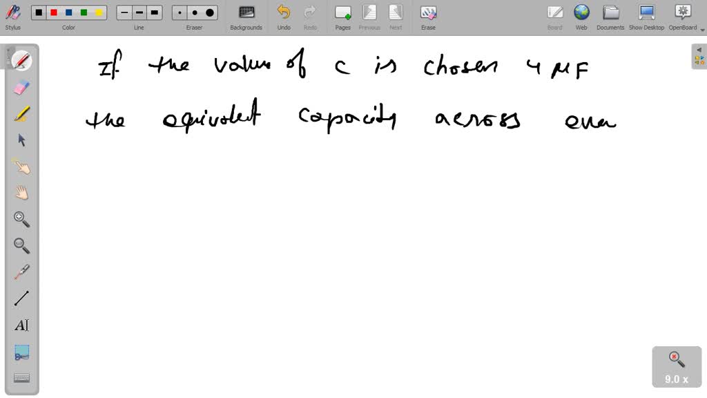 A parallelplate condenser of capacitance C is connected to a battery