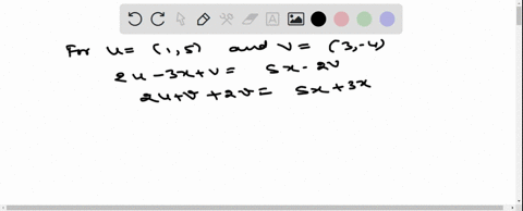 let-u15-and-v3-4-find-the-vector-x-such-that-2-u-3-xv5-x-2-v