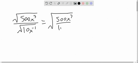 divide-and-if-possible-simplify-fracsqrt500-x3sqrt10-x-1-2