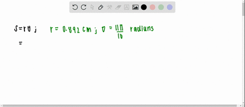 find-the-length-to-three-significant-digits-of-each-arc-intercepted-by-a-central-angle-theta-in-a-18