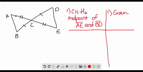 in-exercises-15-18-write-a-proof-given-mathrmc-is-the-midpoint-of-overlinemathrmae-and-overlinemathr