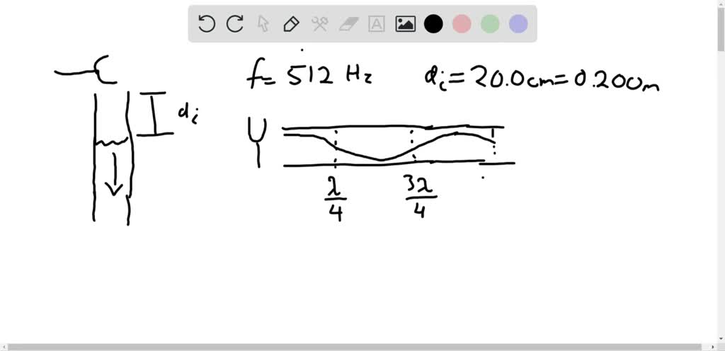 solved-a-tuning-fork-with-a-frequency-of-f-512-hz-is-placed-near-the-top-of-the-tube-shown-in